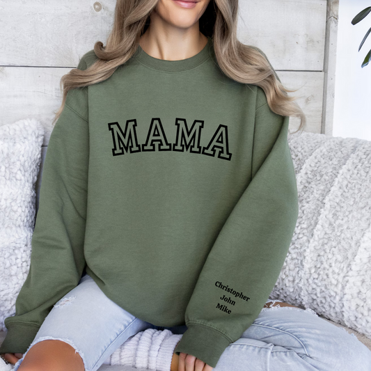 Personalized Mama Sweatshirt