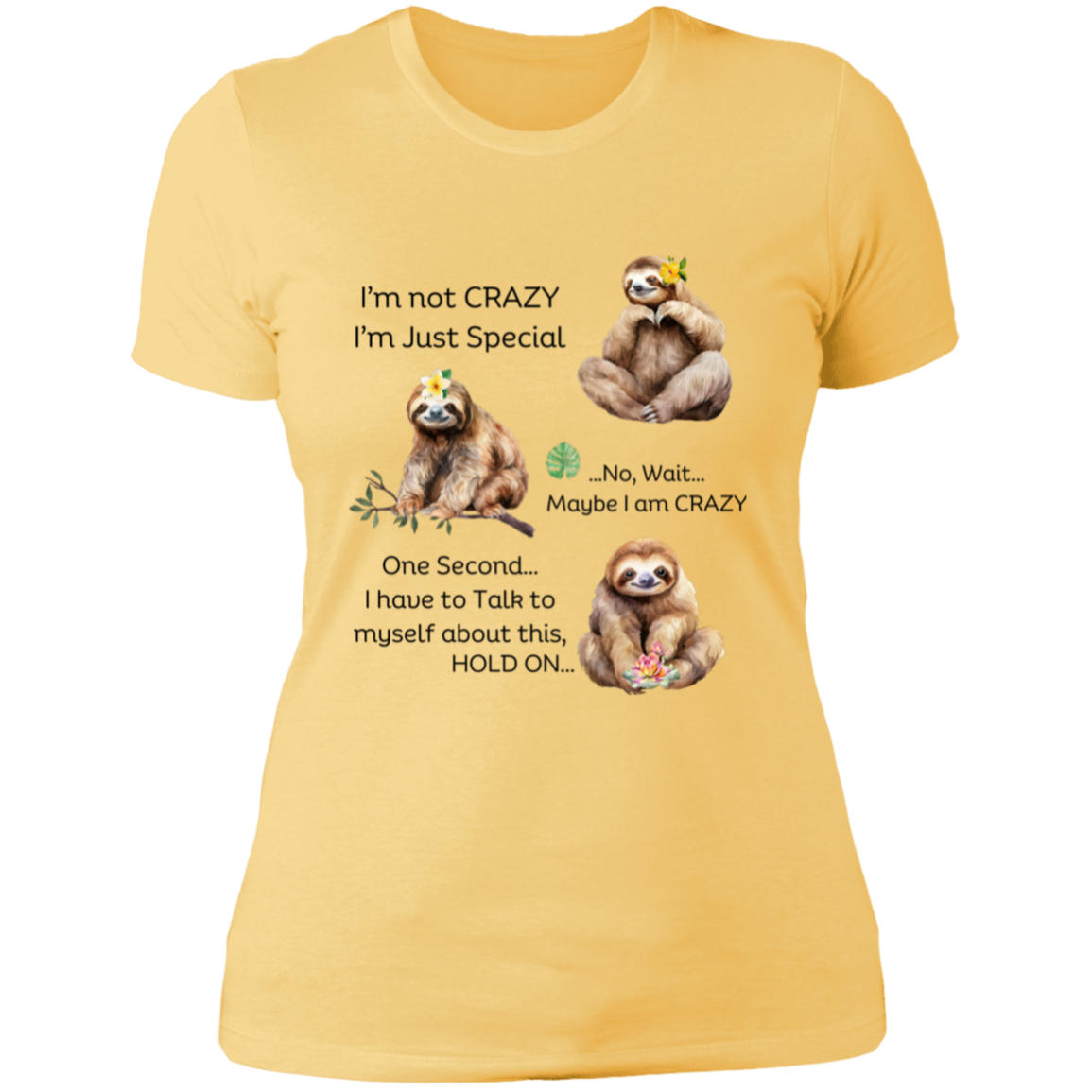 Sloth Ladies' T-Shirt