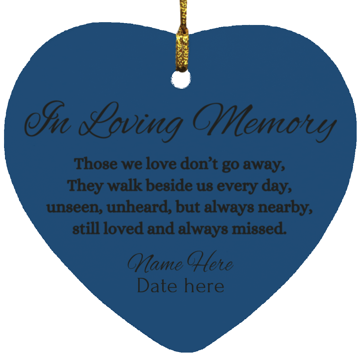 In Loving Memory Personalized Ornament