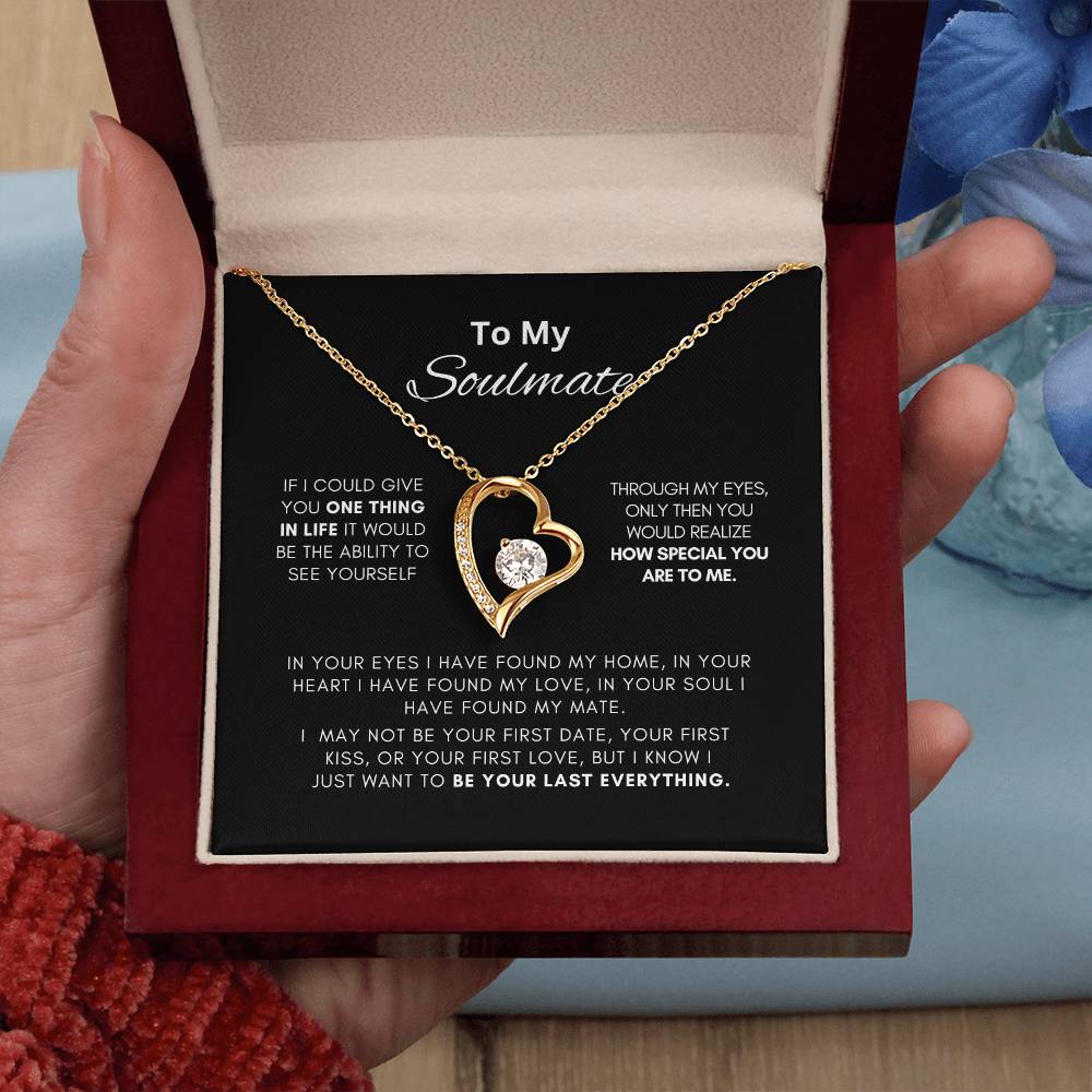 To My Soulmate| Forever Love Necklace