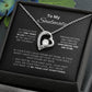 To My Soulmate| Forever Love Necklace